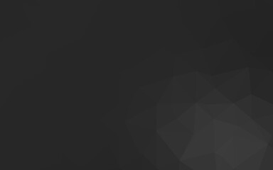 Dark Silver, Gray vector polygonal pattern. Colorful abstract illustration with gradient. New texture for your design.