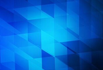 Dark BLUE vector background with rectangles.