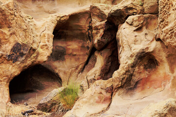 formations in the cave