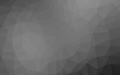 Obraz premium Light Silver, Gray vector blurry triangle pattern. Creative illustration in halftone style with gradient. Brand new style for your business design.