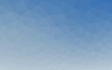 Obraz premium Light BLUE vector triangle mosaic cover. Colorful illustration in Origami style with gradient. Completely new design for your business.