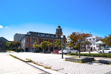 Naklejka premium 北九州市門司港レトロ地区にある旧大阪商船ビル