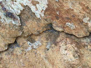 Close up of fractured rock, Central Cascades, WA