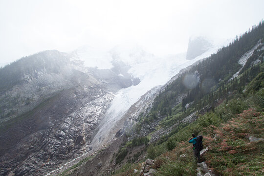 Aaron in the Bugaboos