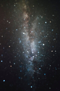 Blurry Out Of Focus Milky Way Galaxy
