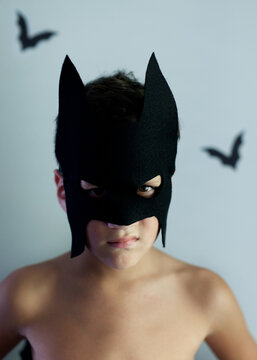 Homemade masked hero