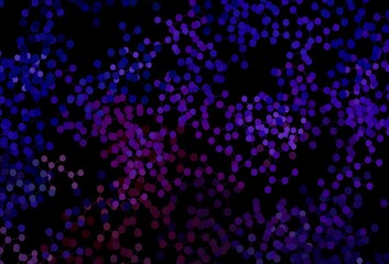 Dark Blue, Red vector template with artificial intelligence structure.