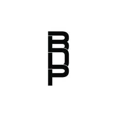 bdp letter original monogram logo design