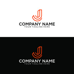 Letter J Logo Template Design Vector Illustration