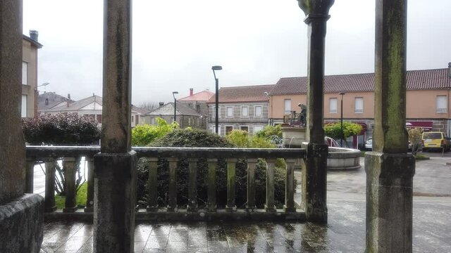 Nogueira de Ramuin, village in Ribeira Sacra. Ourense. Galicia,Spain