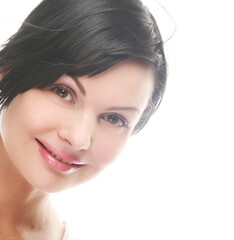 Fototapeta premium woman with beautiful smile