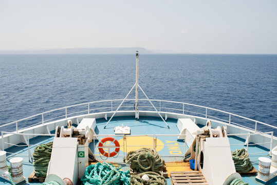 Ferry crossing the ocean