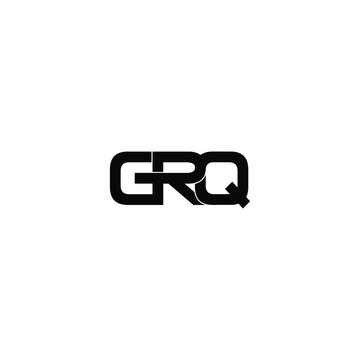 grq letter original monogram logo design