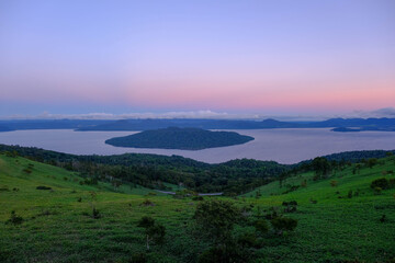 美幌峠から見た屈斜路湖