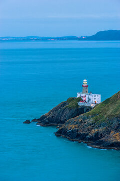 The Baily Lighthouse and Dublin Bay at Twilight, Ireland