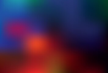 Light Blue, Red vector blurred shine abstract template.