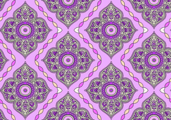 traditional Indian paisley pattern on  background