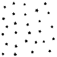  Star Pattern Background.pattern of star doodle.Star hand drawn.