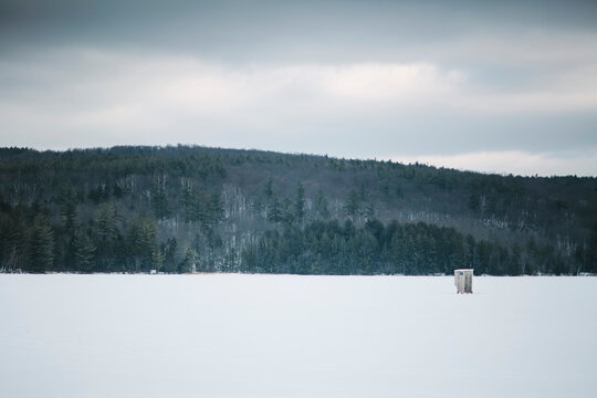 Ice Fishing Shack New Hampshire