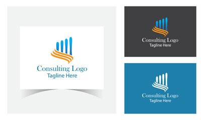 Consulting Logo Design Template. consulting logo for business.