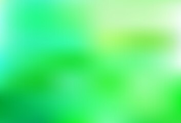 Fototapeta na wymiar Light Green vector blurred pattern.