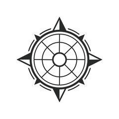compass icon vector design illustration