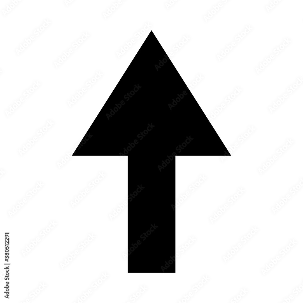 Poster arrow pointer cursor icon v2. internet flat icon symbol for applications.