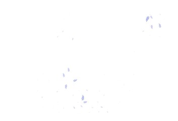 Light Purple vector natural artwork with leaves.