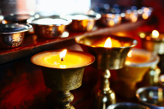 Offerings and candles