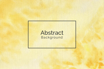 Hand-painted yellow watercolor texture background