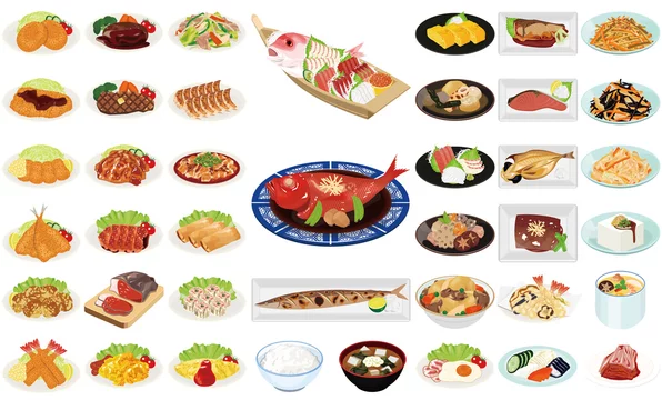 人気の家庭料理イラスト 肉じゃが からあげ ハンバーグ 餃子 焼き魚 玉子焼き Stock Vector Adobe Stock 人気の家庭料理イラスト 肉じゃが からあげ ハンバーグ 餃子 焼き魚 玉子焼き Stock Vector Adobe Stock