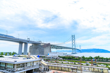 明石海峡大橋の写真 兵庫県