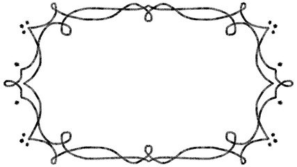 シンプルな装飾フレーム