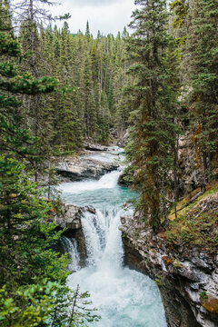 A waterfall in Canada