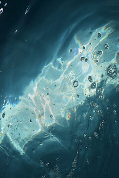 An Abstract Patch Of Sunlight Hitting A Pool Of Water