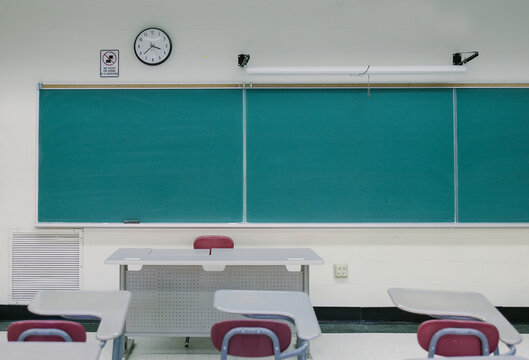 Empty School Classroom