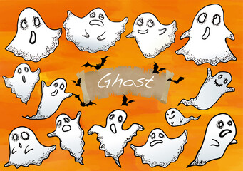 HALLOWEENのお化けセット