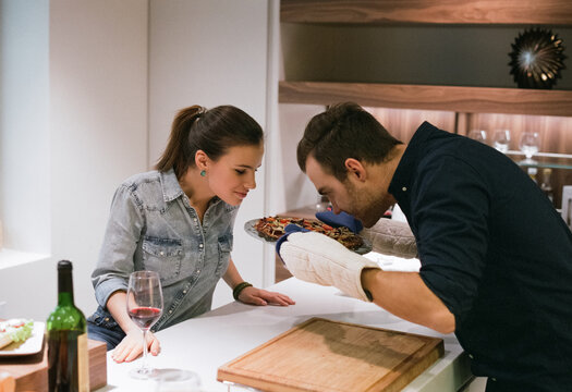 Young Couple at Home