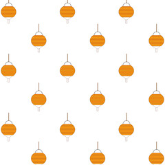 mid autumn lamps hanging pattern background