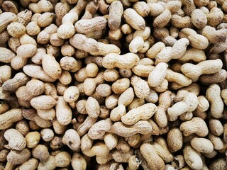 close up of peanuts