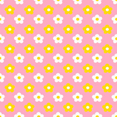 花のパターンイラスト
