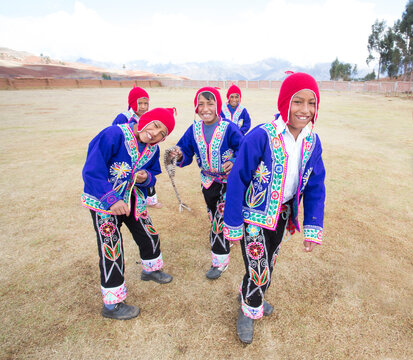 Traditional Peruvian School. Cusco. Peru.