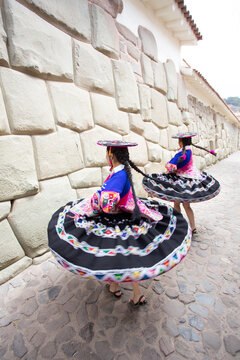 Traditional Peruvian Dancers. Peru
