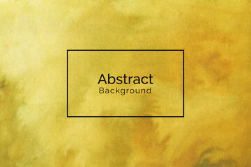 Abstract yellow watercolor design texture background
