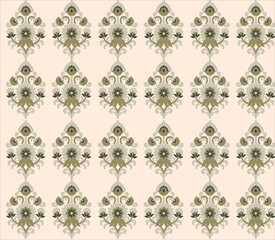 Fototapeta premium traditional Indian paisley pattern on background