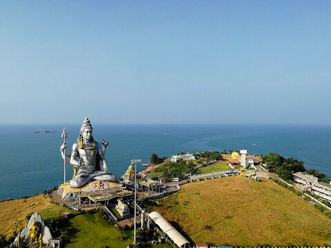 The second tallest statue of Lord Shiva in the world, and the tallest in India. Murdeshwar, state of Karnataka.