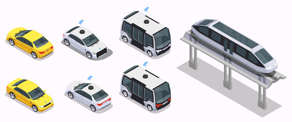 Smart City Vehicles Set