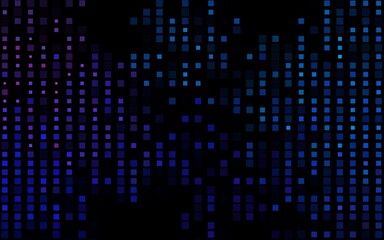 Dark Blue, Red vector backdrop with rectangles, squares. Rectangles on abstract background with colorful gradient. Pattern can be used for websites.