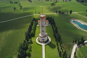 The tower of San Martino della Battaglia is a monumental building in northern Italy near Lake...