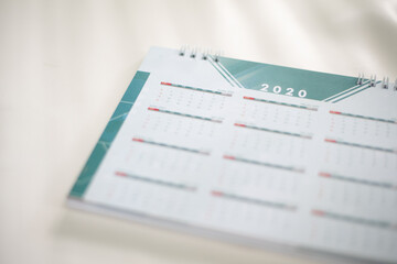 Old calendar in memory concept.